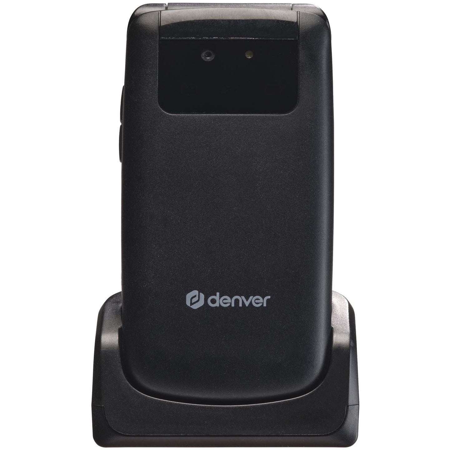 4G Senior Flip Phone with SOS Button, 2.4" Screen, Black