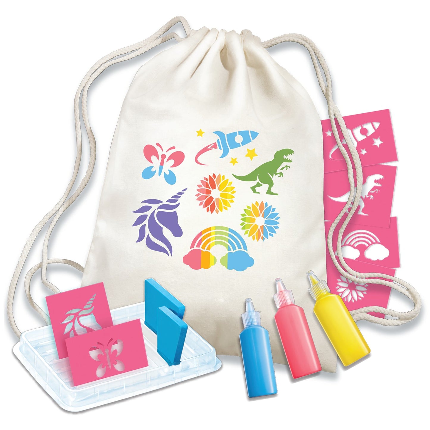 4M Kidzmaker Diy Set Stencil Backpack Printing