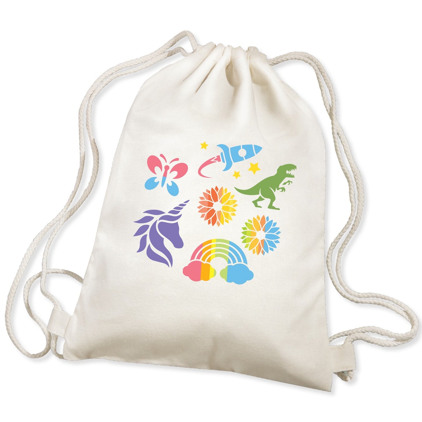 4M Kidzmaker Diy Set Stencil Backpack Printing