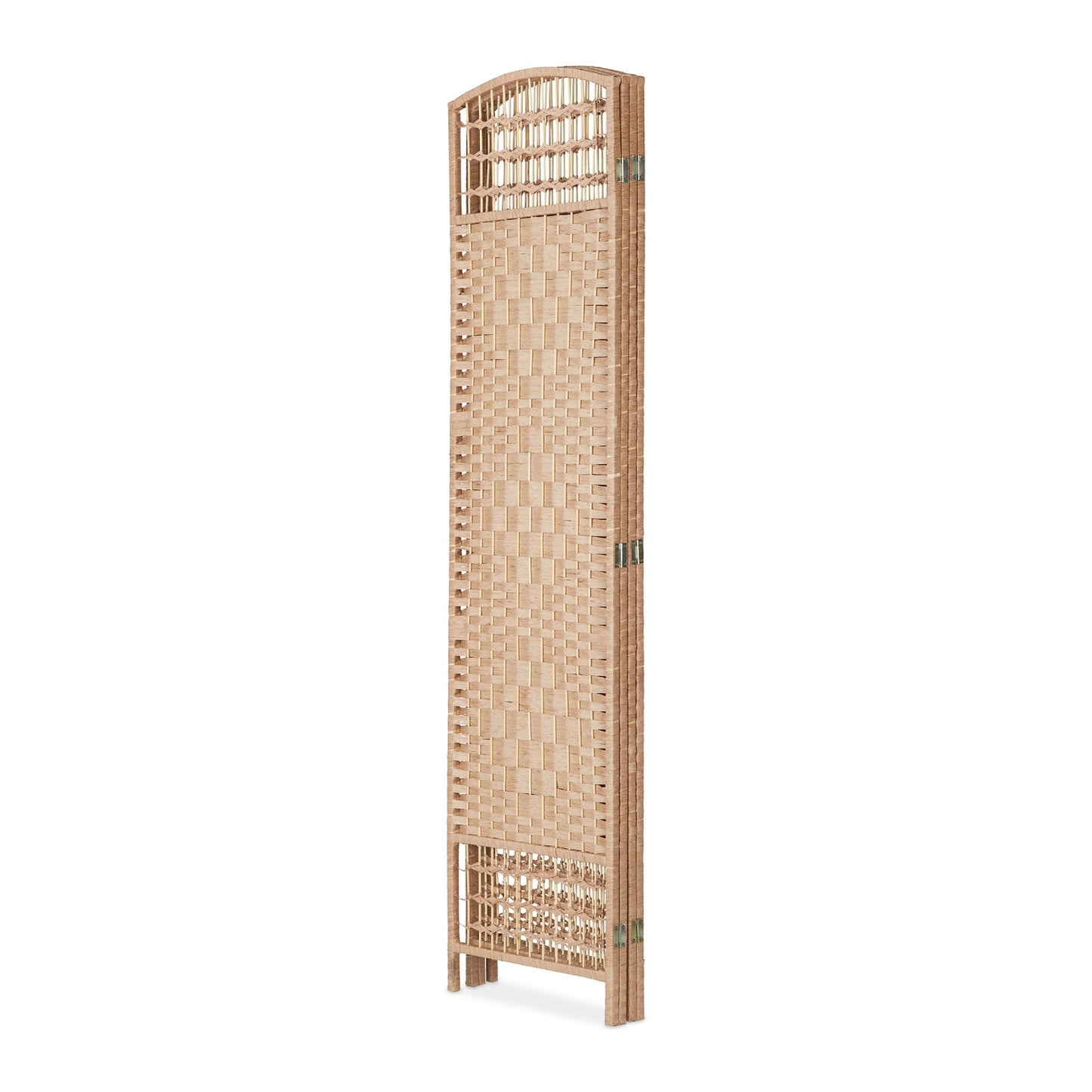 4-Panel Folding Screen in Natural Colour