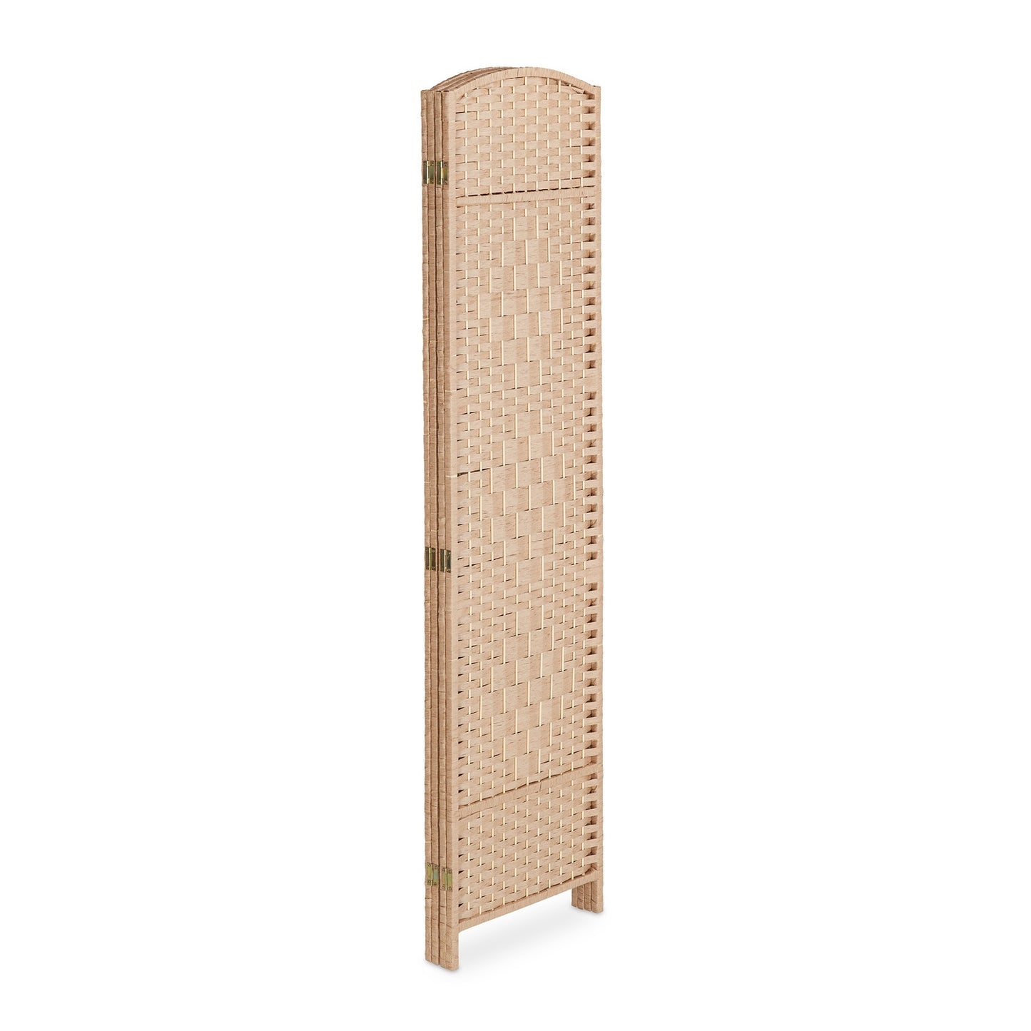 4-Panel Folding Screen in Natural Colour