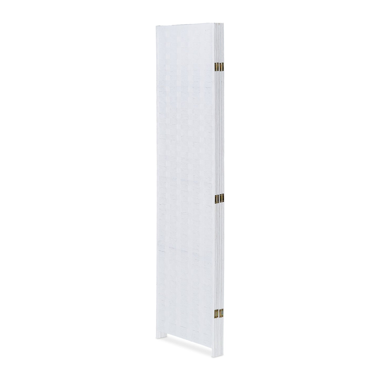4-Panel Folding Screen in White
