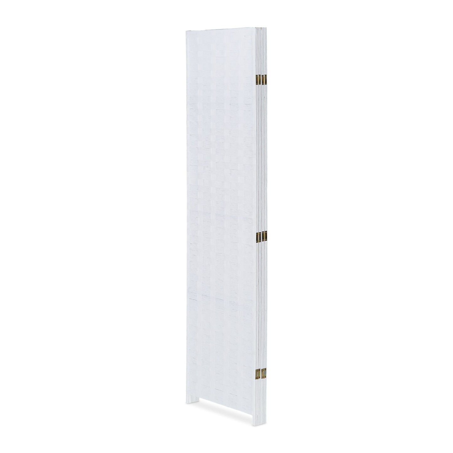 4-Panel Folding Screen in White