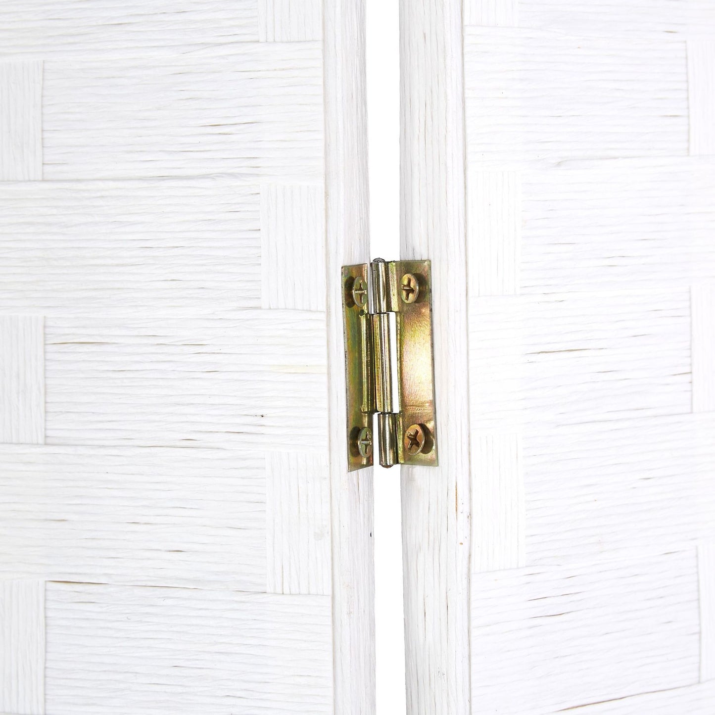 4-Panel Folding Screen in White