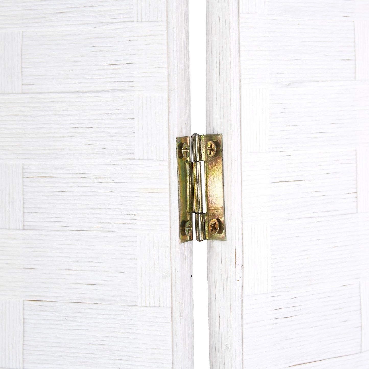 4-Panel Folding Screen in White