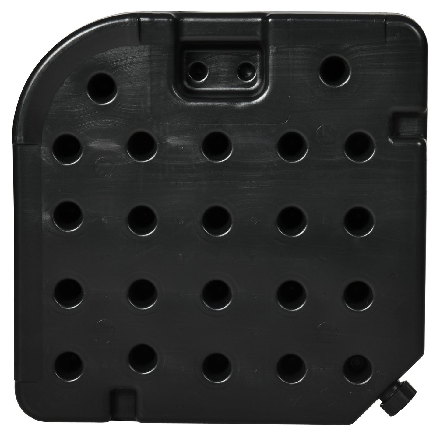 Weather-resistant parasol base, holds up to 80 kg of sand