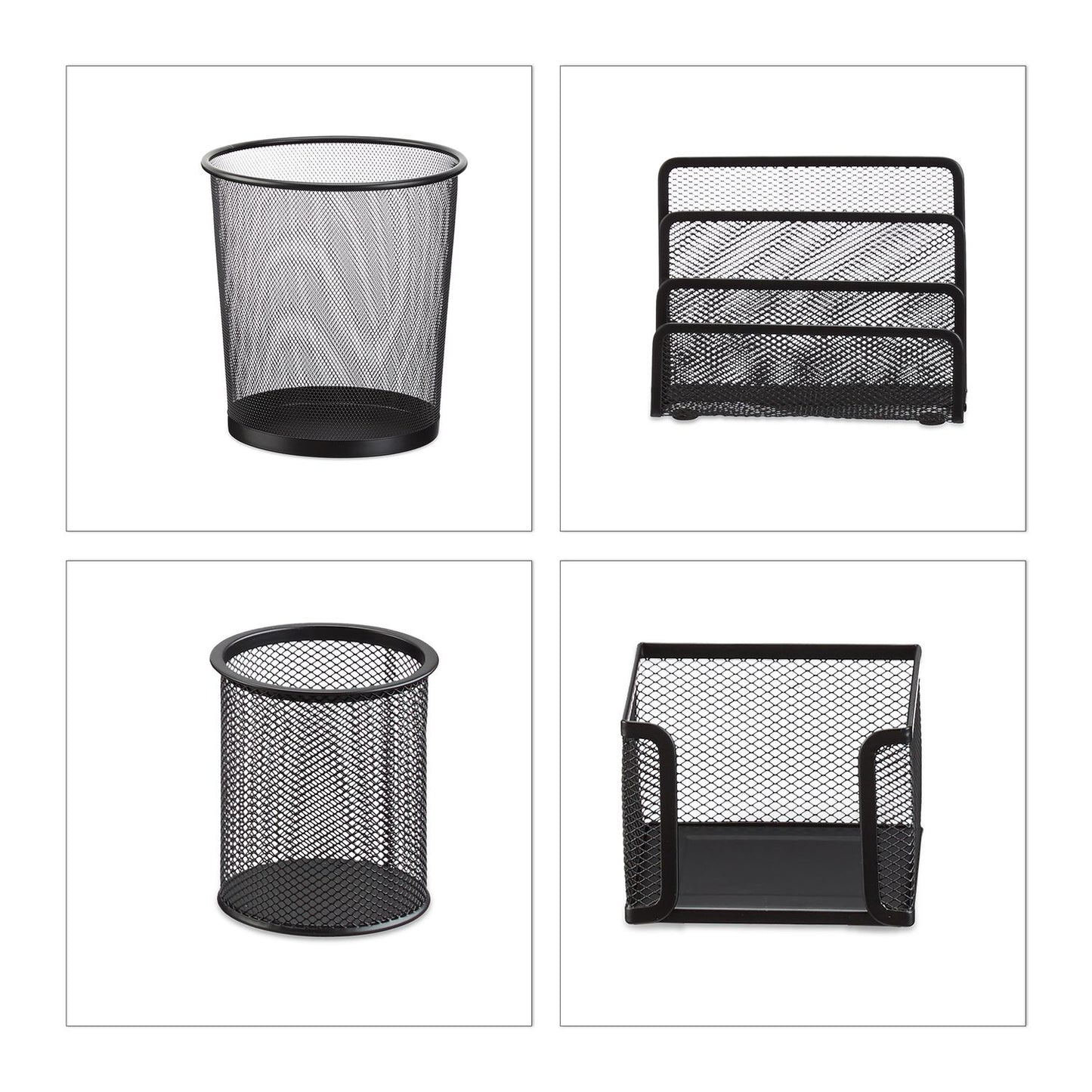 4-Piece Desk Organizer Set