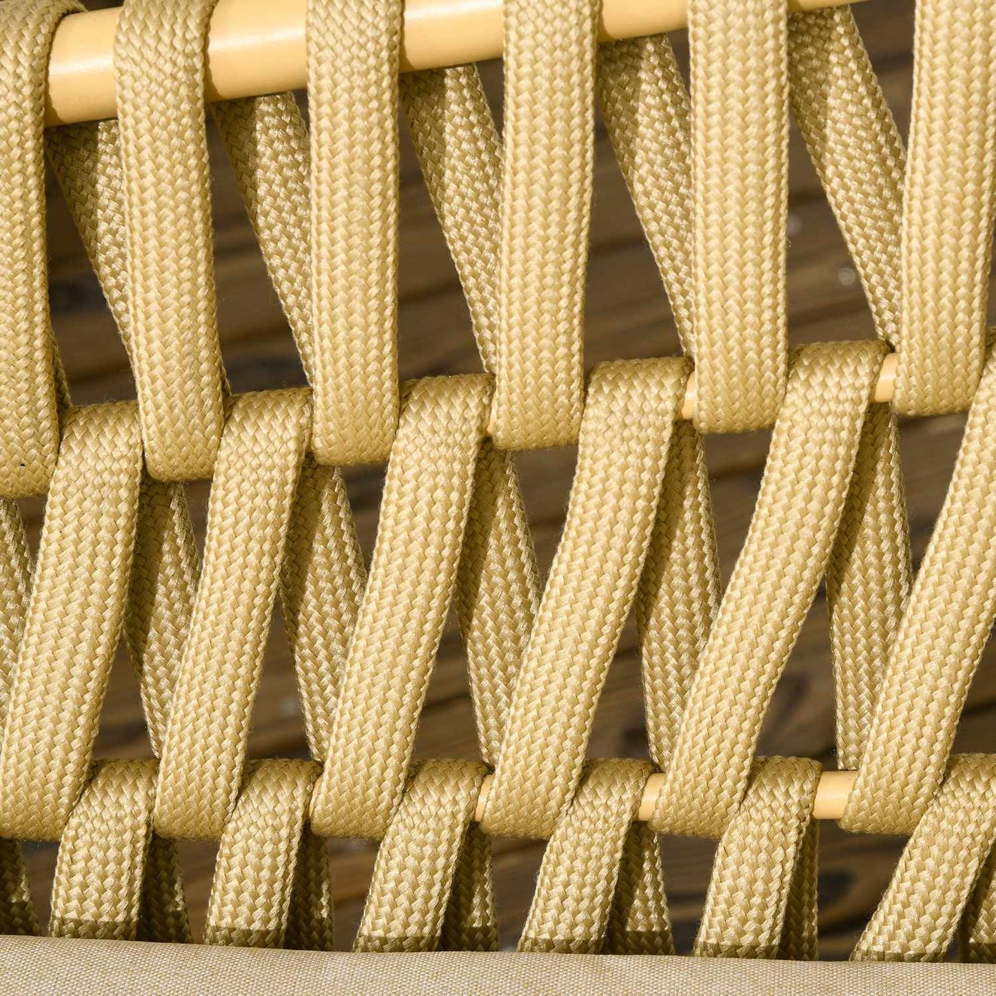Rattan garden set - sofa, armchairs, table, cushions