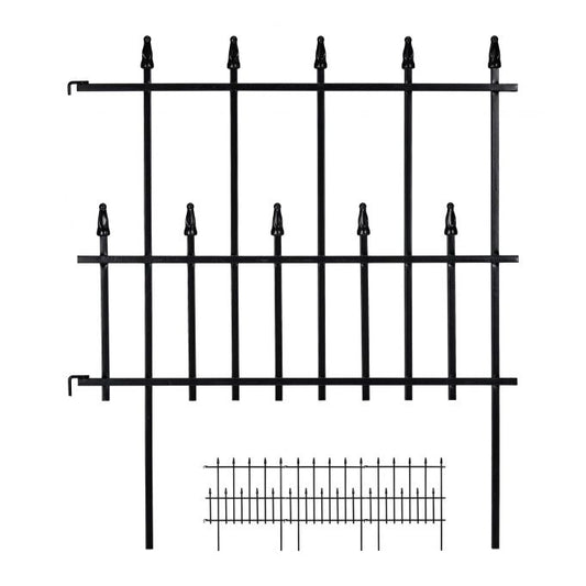 4 Piece Set Flower Bed Fence