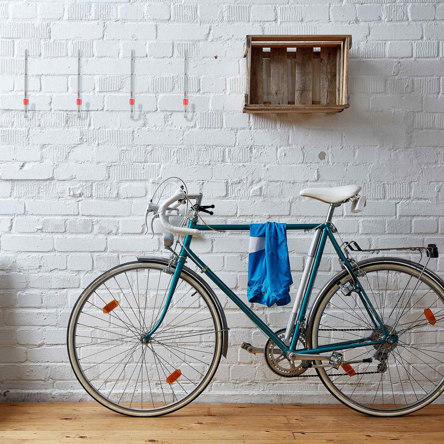 4-Piece Steel U-Shaped Wall Hooks