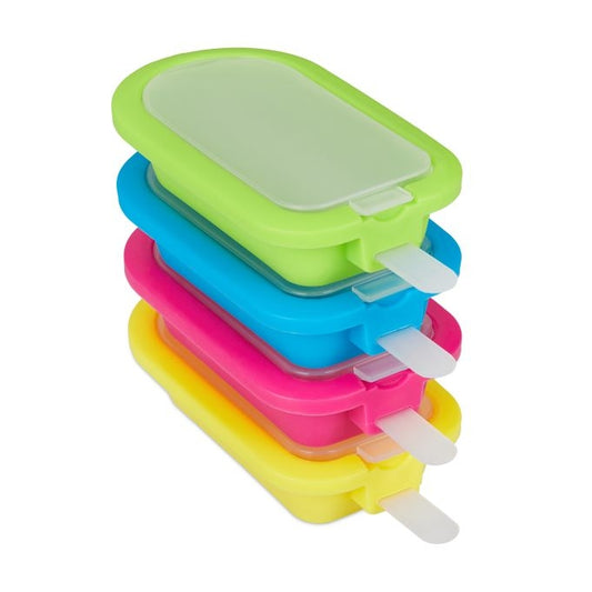 4 Silicone Ice Cream Moulds
