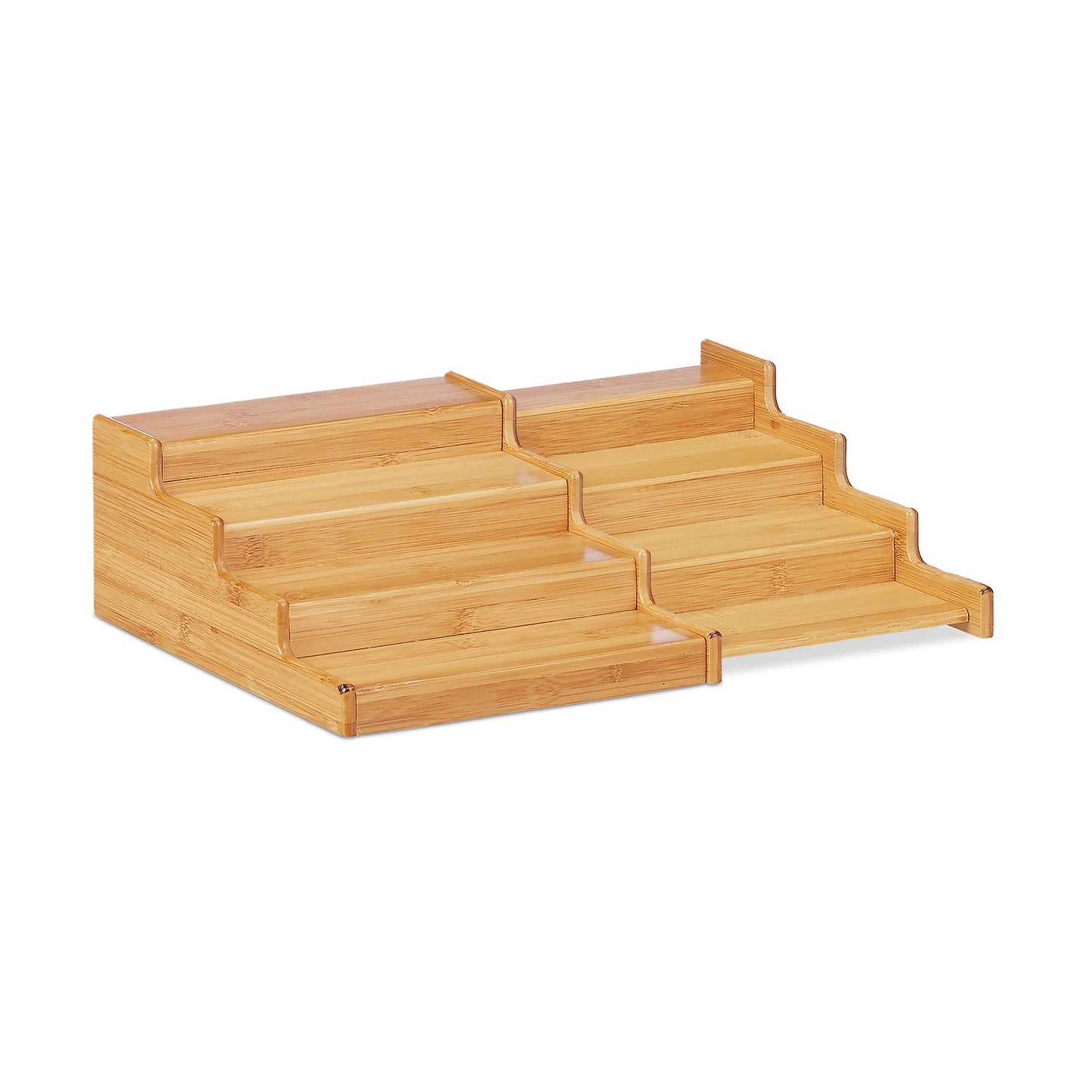 4-Tier Extendible Bamboo Spice Rack