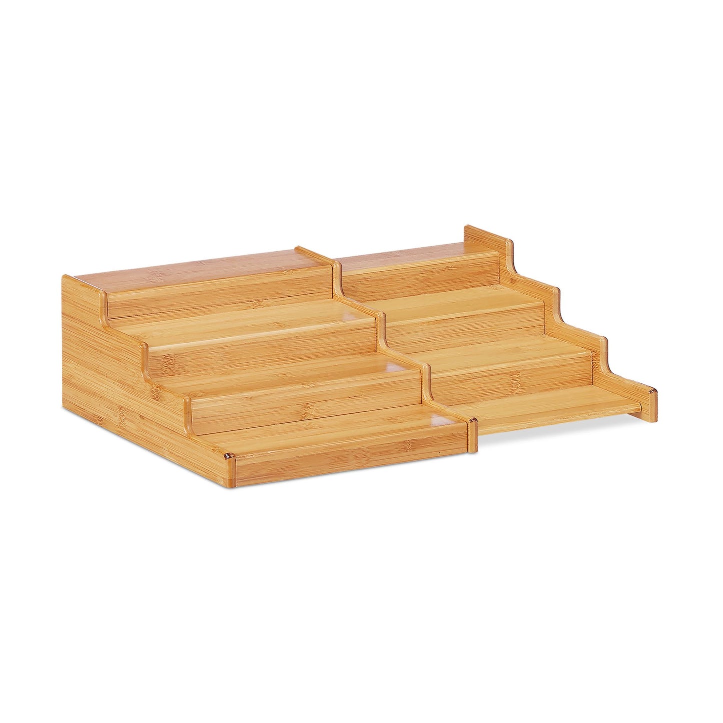 4-Tier Extendible Bamboo Spice Rack