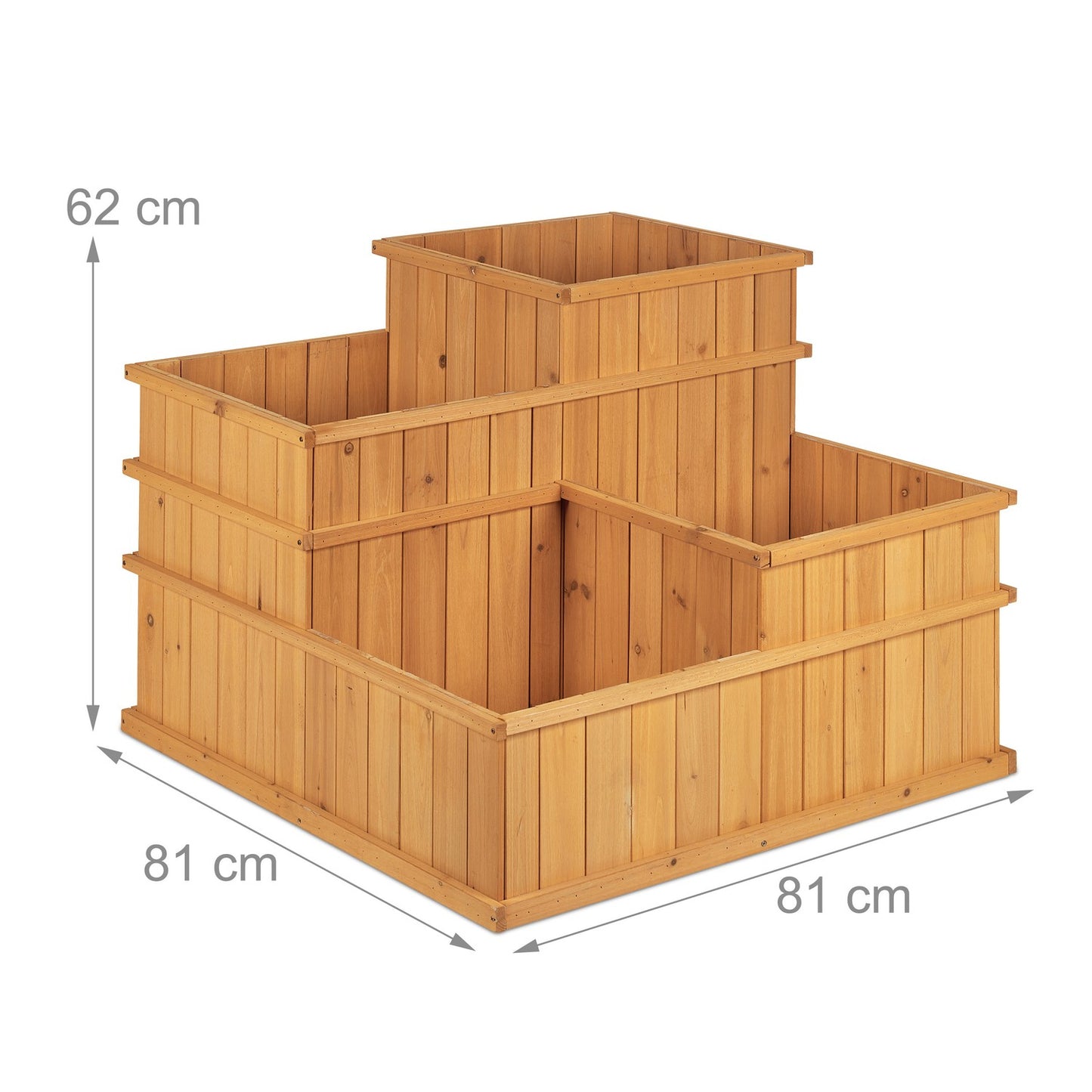 4-Tiered Raised Flowerbed