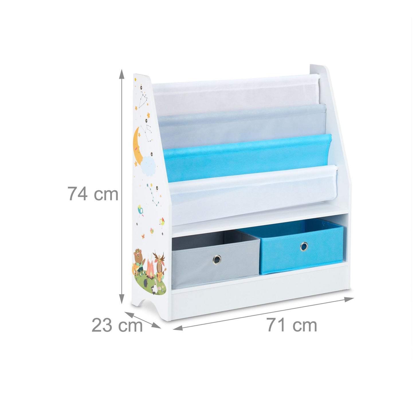 4-compartment storage box