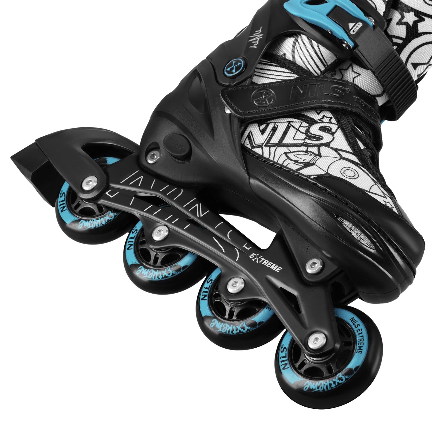 4-in-1 Adjustable Skates Set, Green, Size S (31-34)