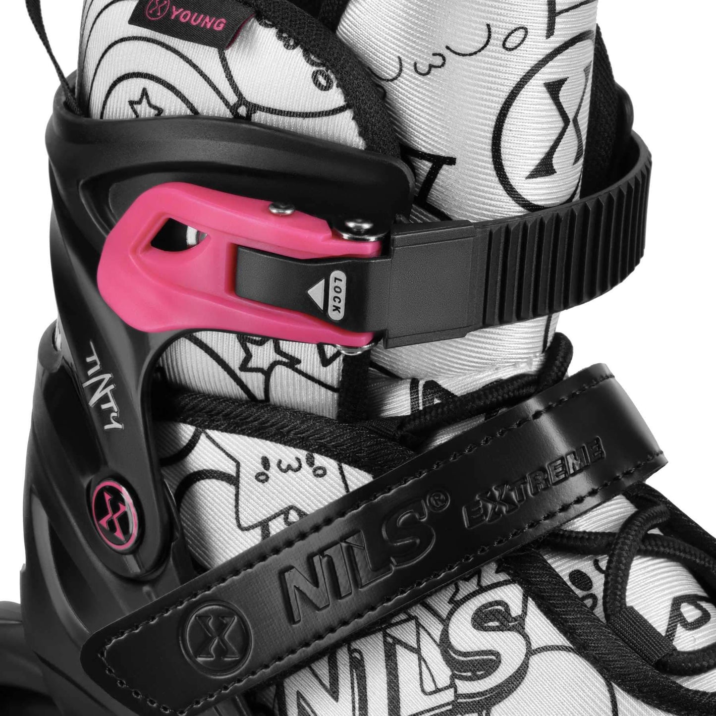 4-in-1 Adjustable Skates Set, Pink, Size L (39-42)