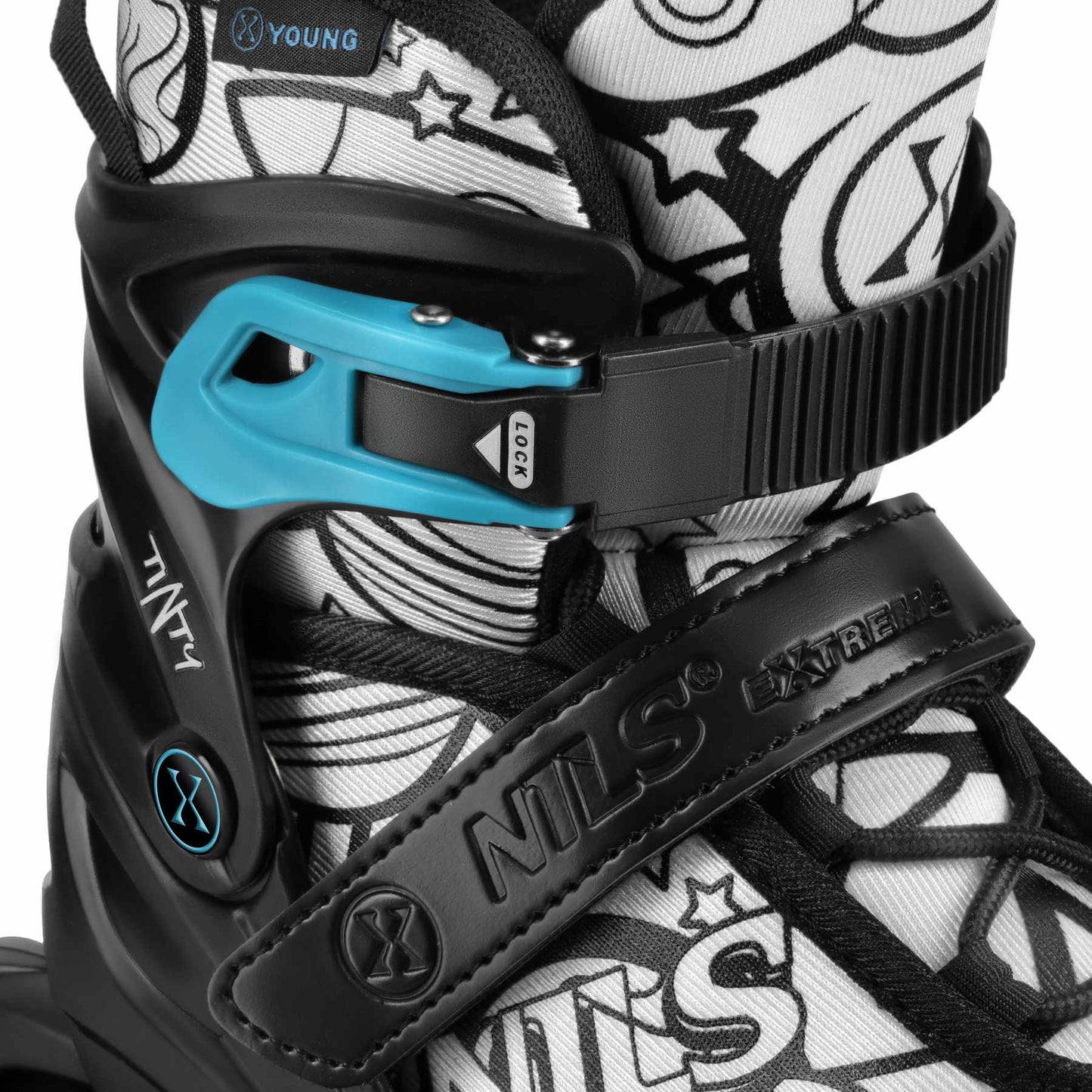 4-in-1 Adjustable Skates Set, Size M (35-38)