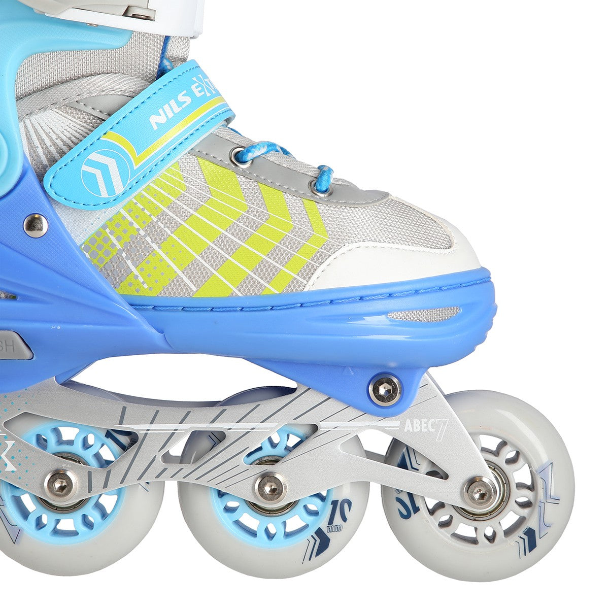 4-in-1 Blue Inline & Ice Skates, Size L (39-43)