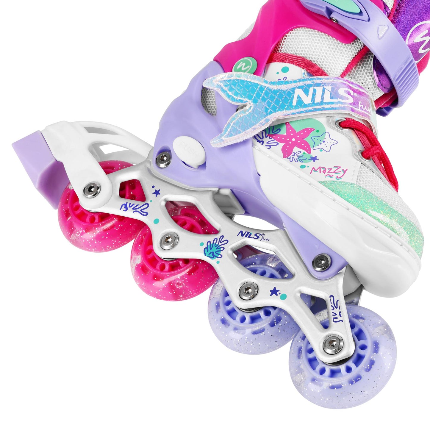 4-in-1 Inline & Ice Skate Set for Kids, Size S (31-34)