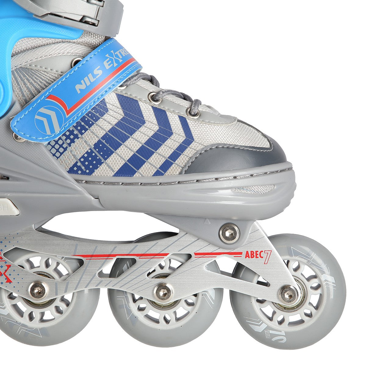 4-in-1 Inline & Ice Skates, Grey/Blue, Size S (29-33)
