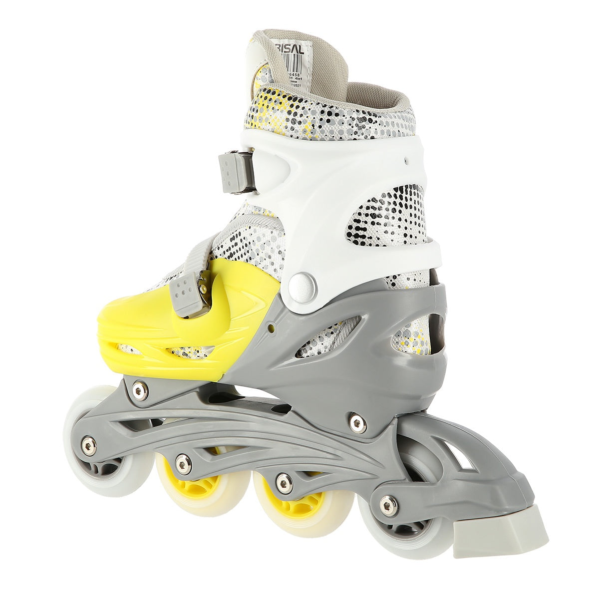 4-in-1 Inline/Ice Skates, Lime, Size S (31-34)