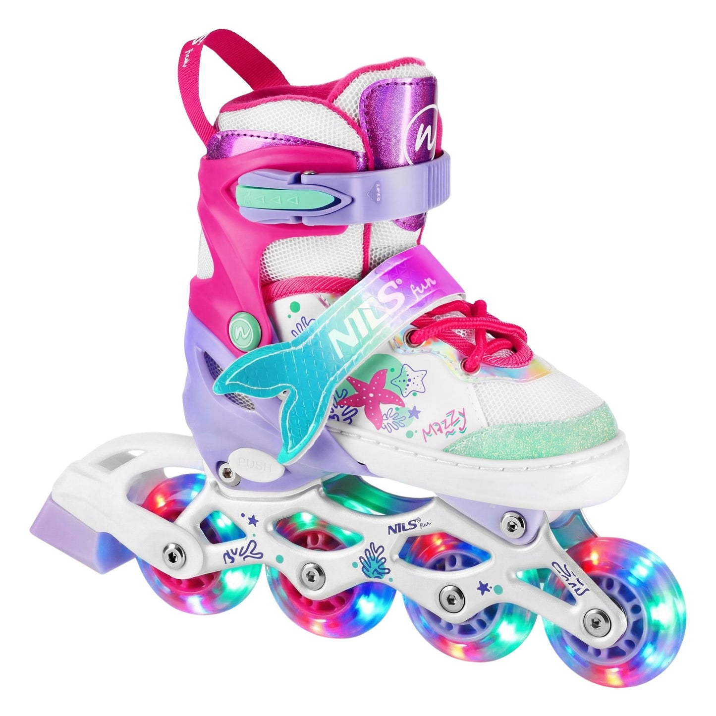 4-in-1 Kids Skates Set, Adjustable Size M (35-38)