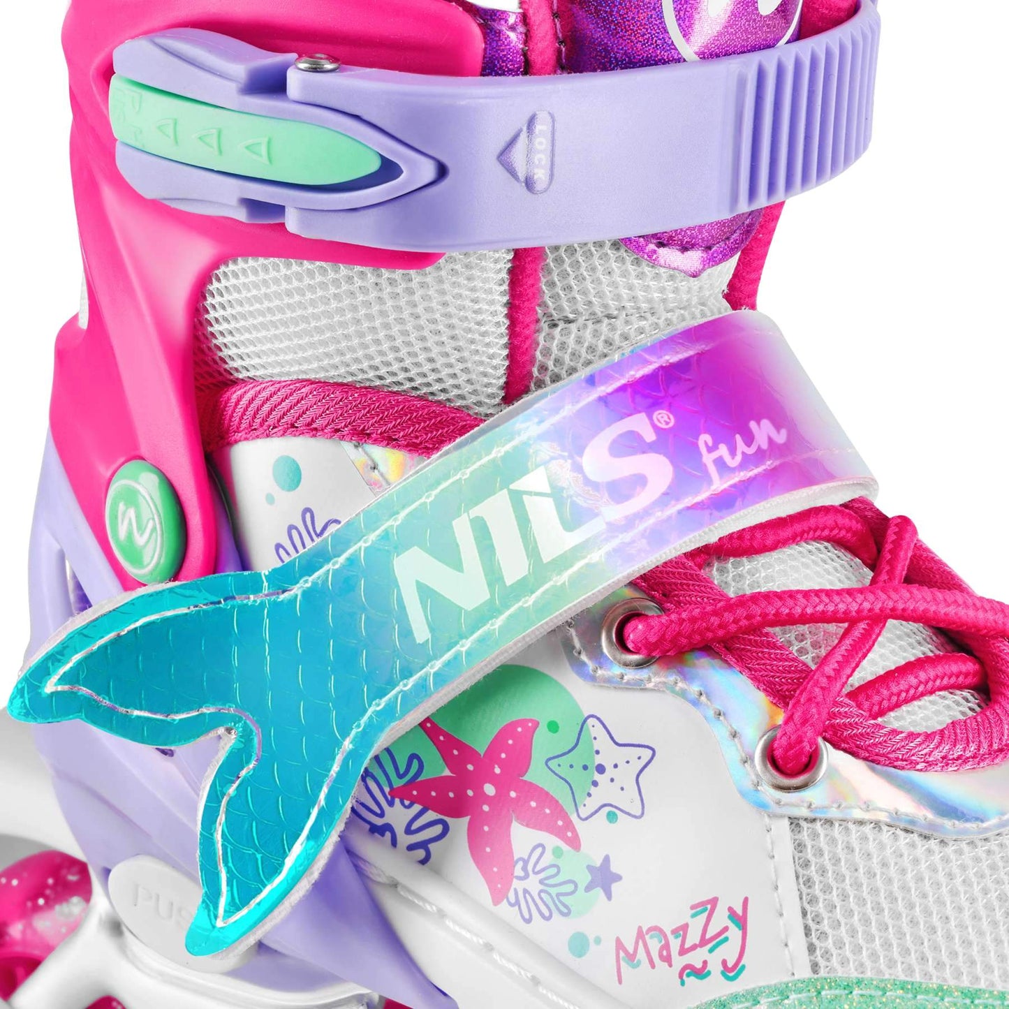 4-in-1 Kids Skates Set, Adjustable Size M (35-38)