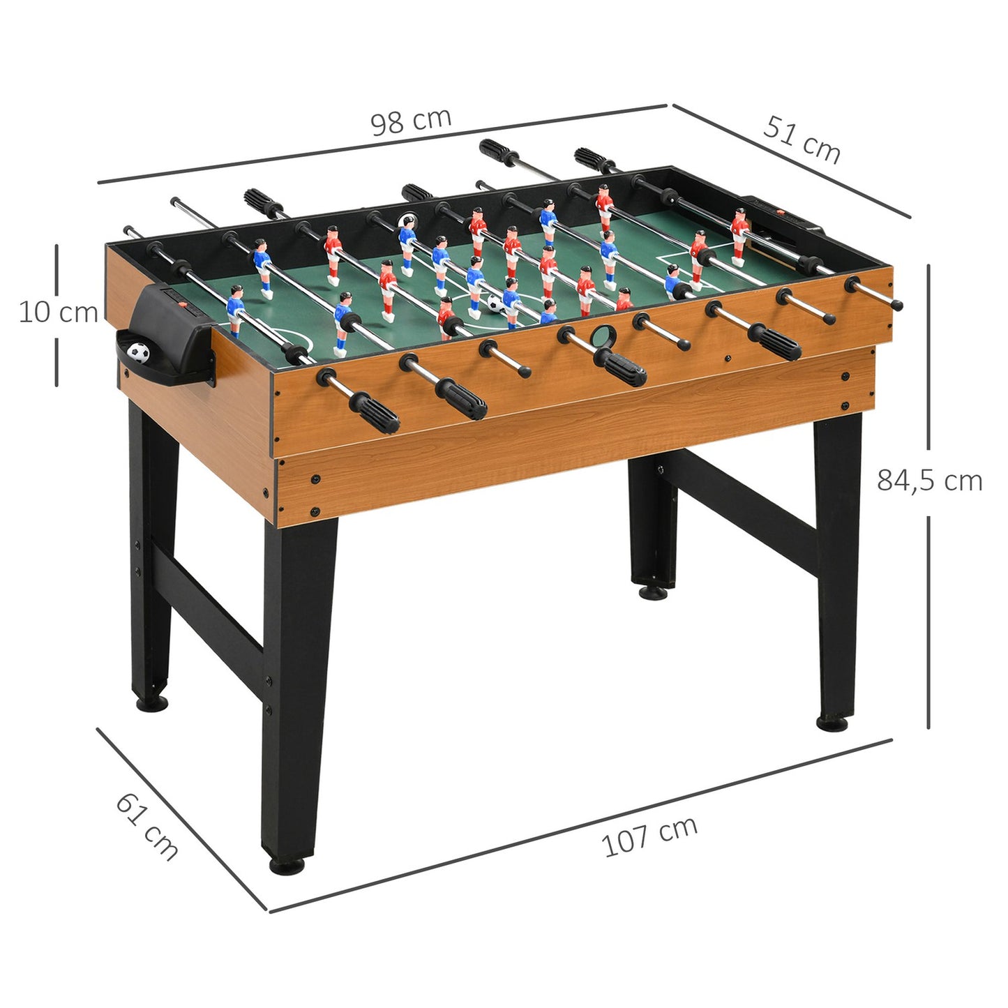 Multi-game table: Ping Pong, Foosball, Billiards, Air Hockey