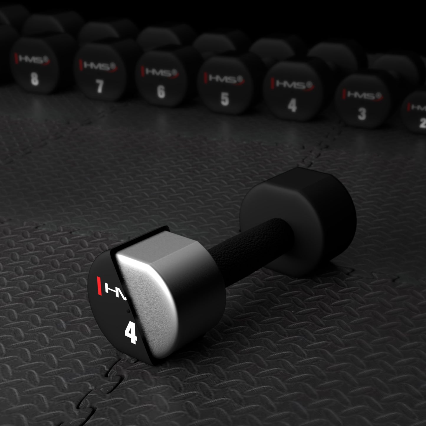 4 kg Polyurethane Dumbbells, Set of 2