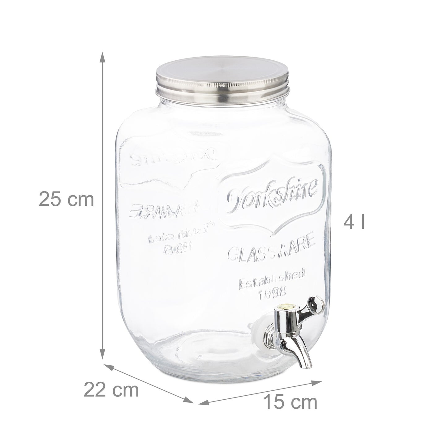 4 liter beverage dispenser in a 2-pack