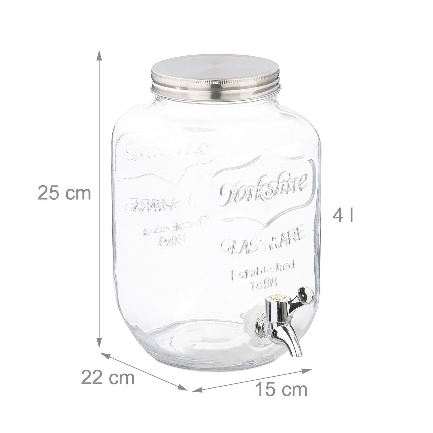 4 liter beverage dispenser in a 2-pack
