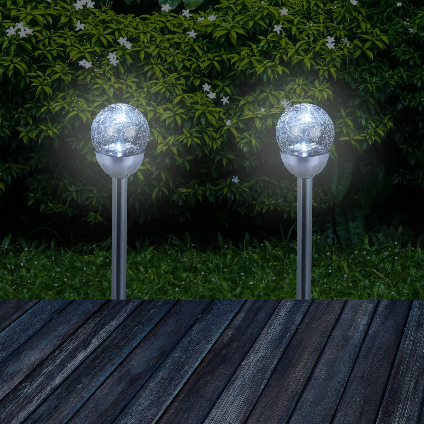 4-pack solar lamps
