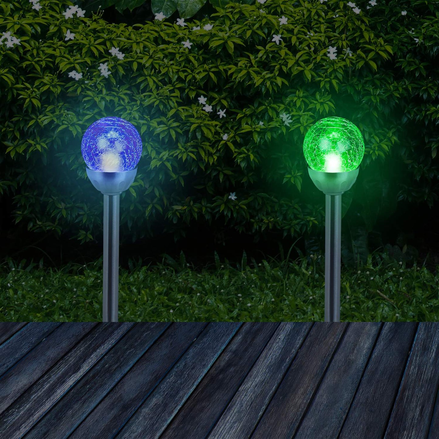4-pack solar lamps