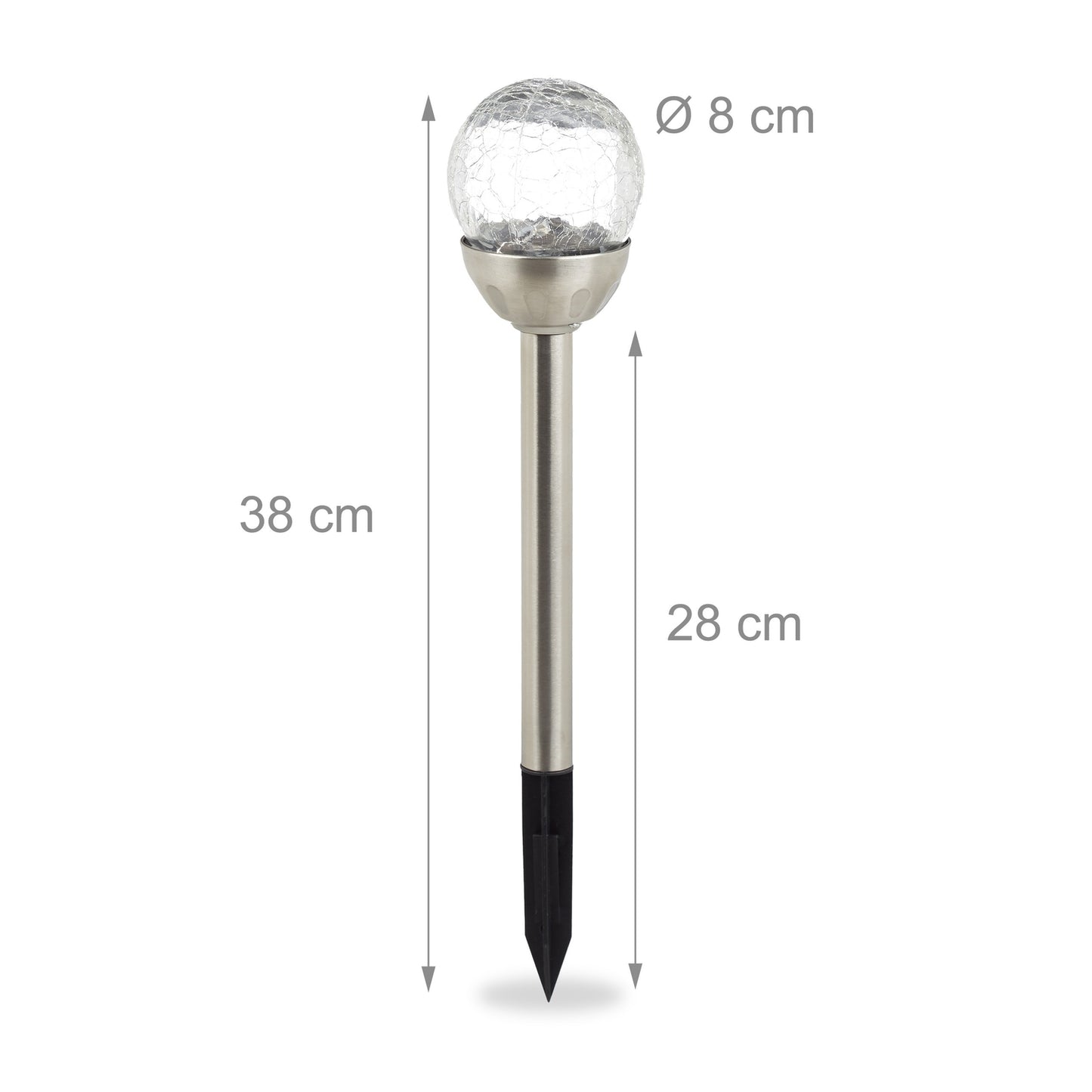 4-pack solar lamps