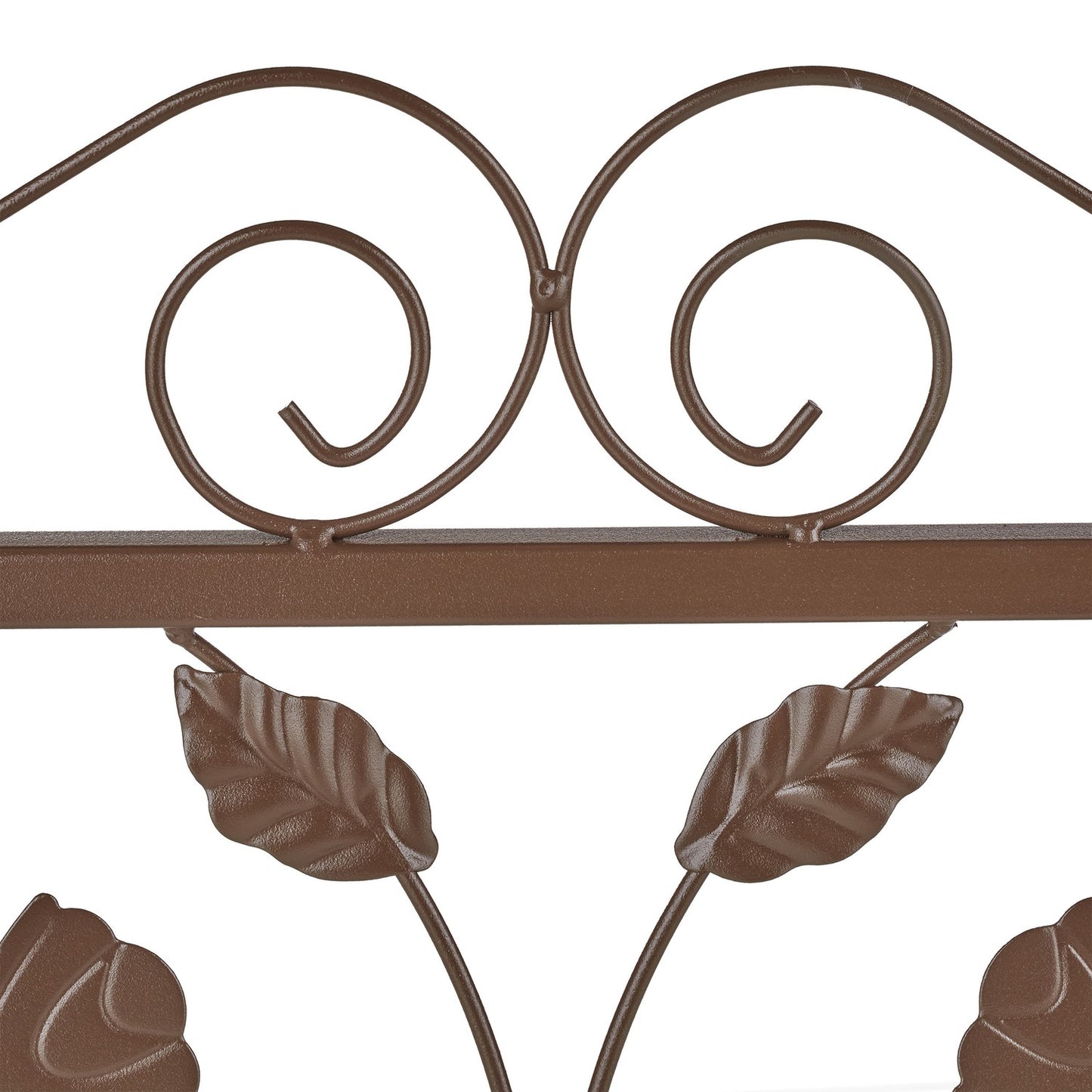 4-part flower bed fence in metal