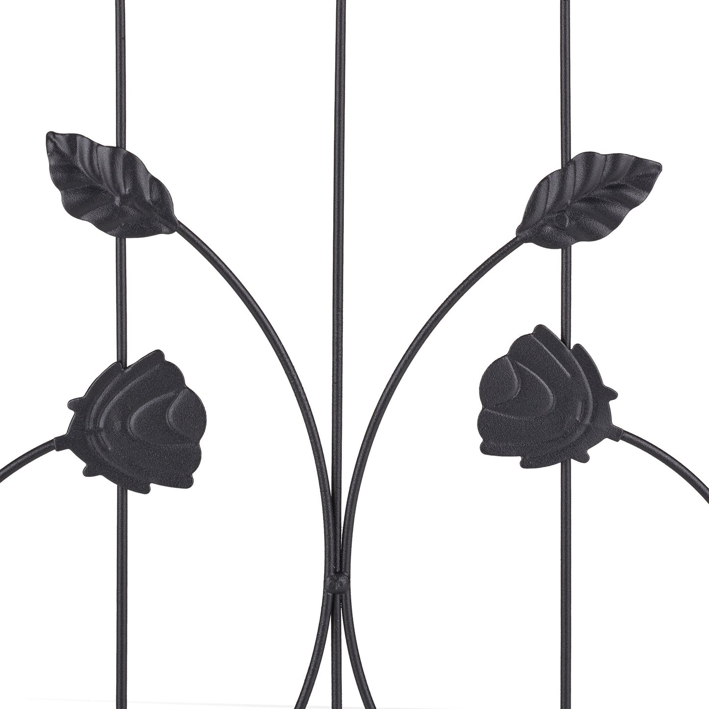 4-part flower bed fence in metal