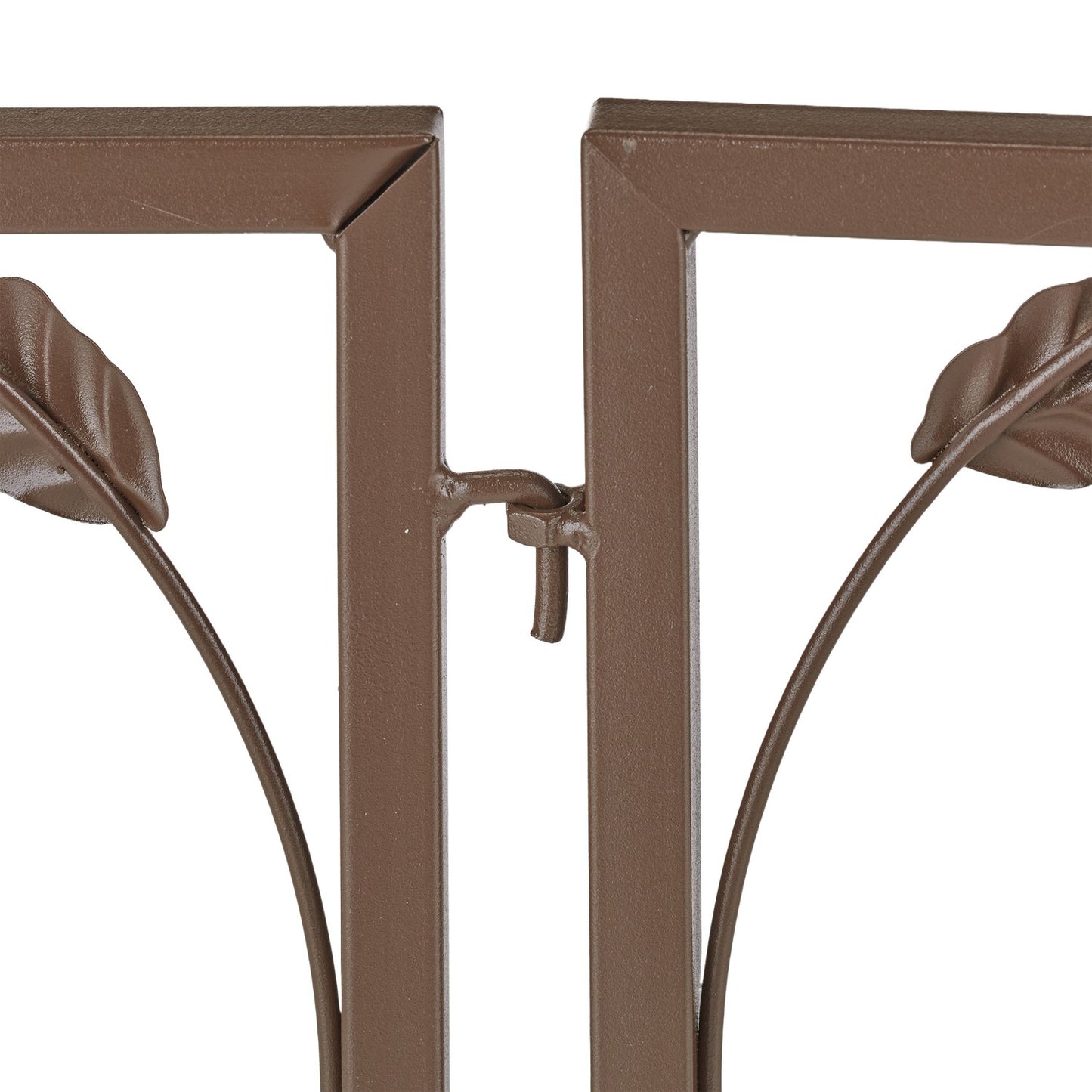 4-part flower bed fence in metal