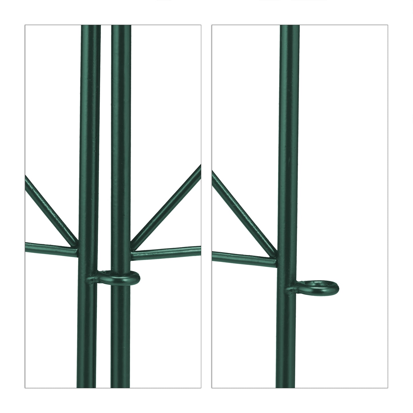4-part metal bed rail