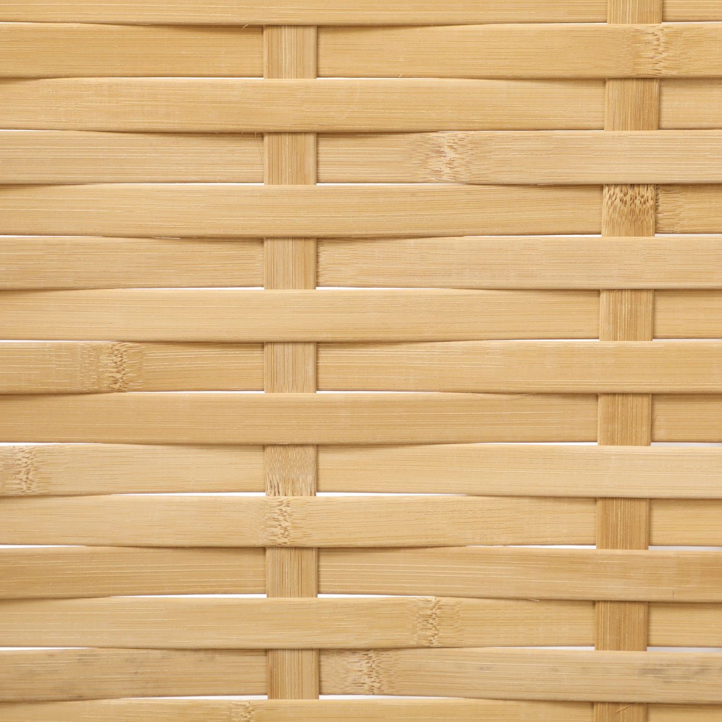 Foldable Bamboo Privacy Screen - Natural Room Divider 160x170 cm