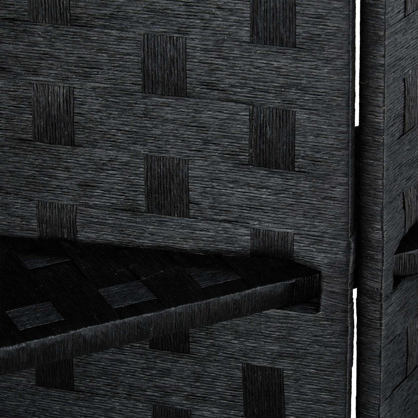 4-part screen with shelves