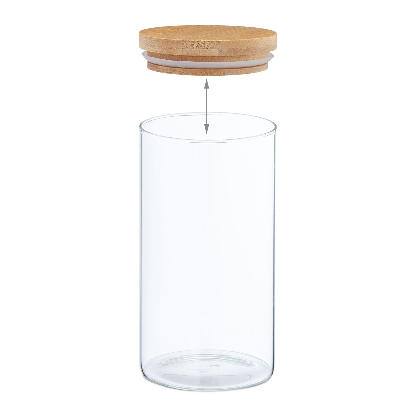 4 pcs. Storage jars 1000 ml