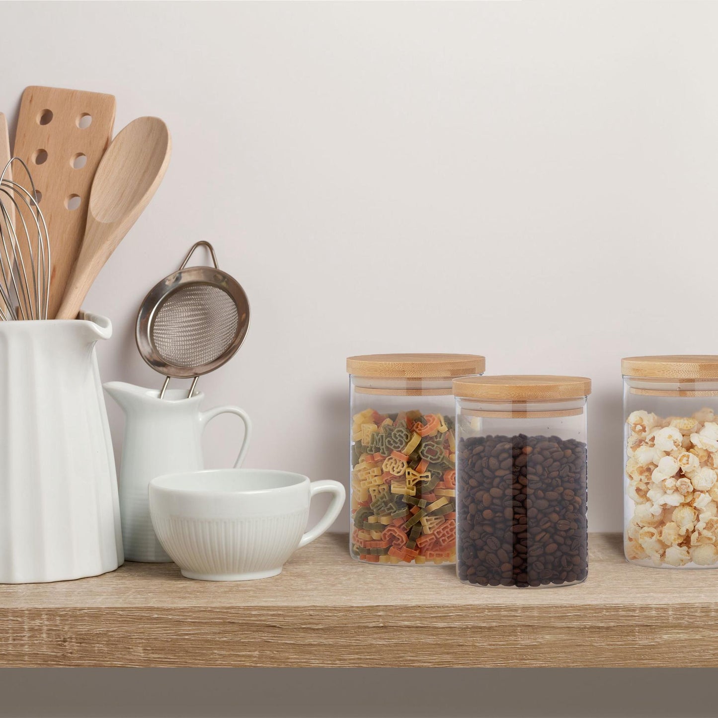 4 pcs. Storage jars 750 ml