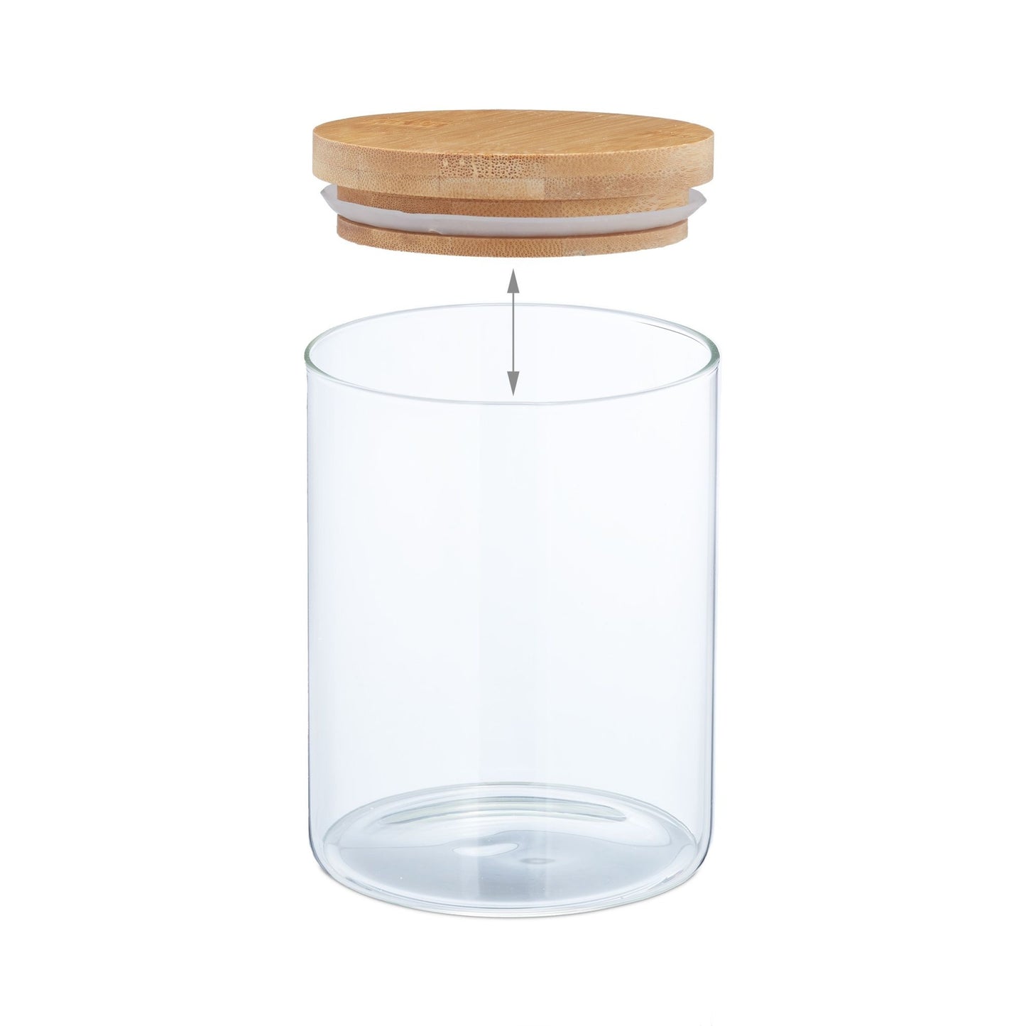 4 pcs. Storage jars 750 ml