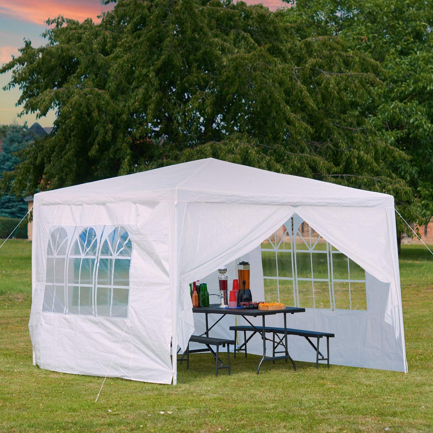4 pcs. side walls for party tents