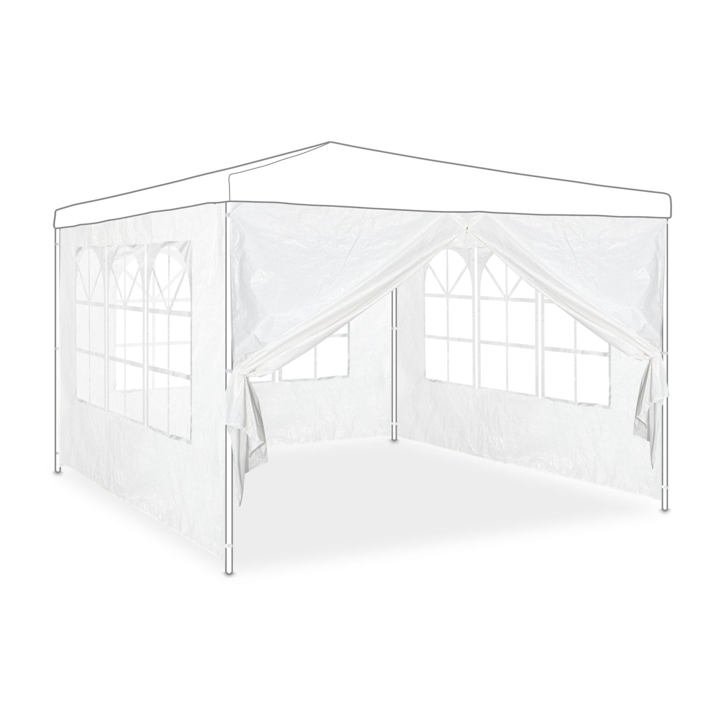 4 pcs. side walls for party tents