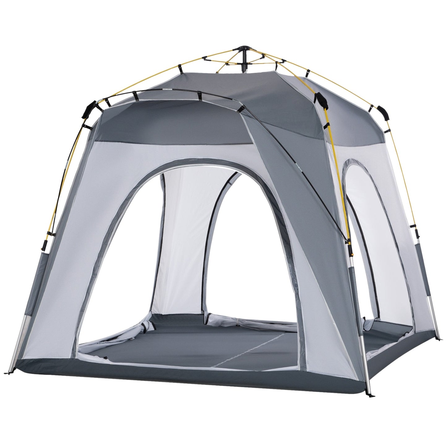 4-person dome tent, lightweight and waterproof for camping