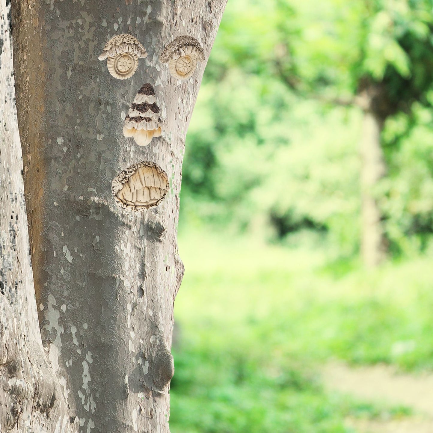 4-piece Tree Face