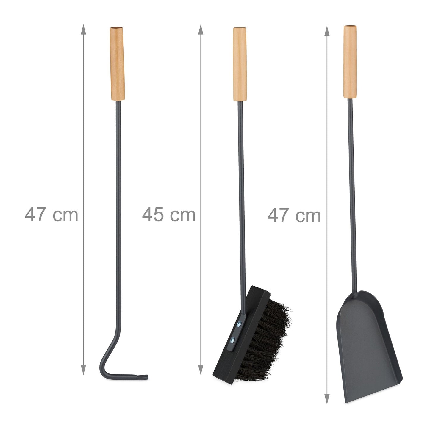 4-piece stove set with stand
