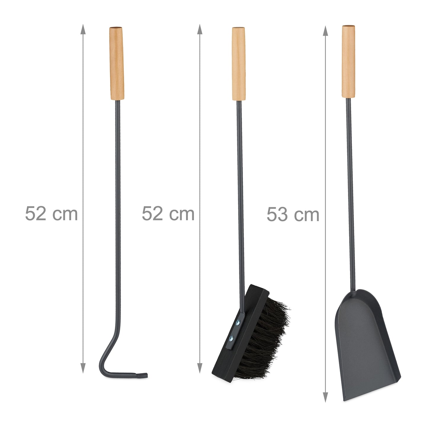 4-piece stove set with stand